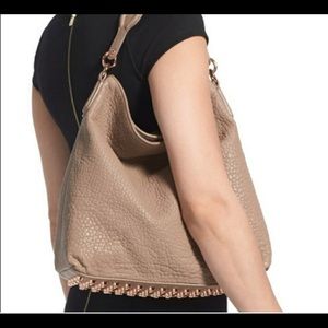 NWT Alexander Wang Darcy Hobo Bag in Latte color with Rosegold hardware